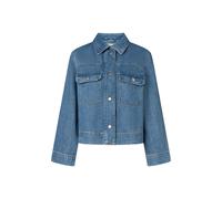 Jeansjacke JOOP JEANS "Inoa", Damen, Gr. S, denimblau, Denim/Jeans, Obermaterial: 82% Baumwolle, 18% Lyocell, bequem, Manschette, Jacken Jeansjacke, aus Baumwolldenim mit Lyocell, im Blousonstil (7551