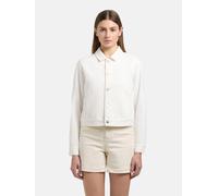 Jeansjacke KHUJO "Renia", Damen, Gr. M (38), sanftes weiß, Denim/Jeans;Jeans, Material: 100% Baumwolle, gerade hüftlang, hoch geschlossener Ausschnitt, 1-Knopf-Manschette mit Knöpfen, Jacken Jeansjack