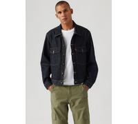Jeansjacke LEVI'S "EMBARCADERO STATION", Herren, Gr. S, schwarz (love your smile rins), Denim/Jeans, Obermaterial: 100% Baumwolle, bequem hüftlang, 1-Knopf-Manschette, Jacken Jeansjacke, mit kontrastf