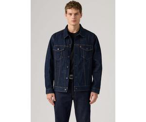 Jeansjacke LEVI'S "NEW RELAXED FIT TRUCK", Herren, Gr. L, blau (wash it out rinse t), Denim/Jeans, Obermaterial: 100% Baumwolle, relaxed fit, 1-Knopf-Manschette, Jacken Jeansjacke (13705830-L) wash it