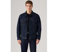 Jeansjacke LEVI'S "NEW RELAXED FIT TRUCK", Herren, Gr. S, blau (wash it out rinse t), Denim/Jeans, Obermaterial: 100% Baumwolle, relaxed fit, 1-Knopf-Manschette, Jacken Jeansjacke (13705830-S) wash it