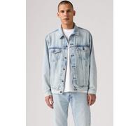 Jeansjacke LEVI'S "NEW RELAXED FIT TRUCK", Herren, Gr. XL, blau (brightside trk), Denim/Jeans, Obermaterial: 100% Baumwolle, relaxed fit, 1-Knopf-Manschette, Jacken Jeansjacke (14611114-XL) brightside