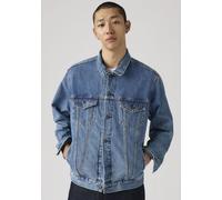 Jeansjacke LEVI'S "NEW RELAXED FIT TRUCK", Herren, Gr. XL, blau (washed away t), Denim/Jeans, Obermaterial: 100% Baumwolle, relaxed fit, 1-Knopf-Manschette, Jacken Jeansjacke (60010564-XL) washed away