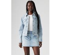 Jeansjacke LEVI'S "ORIGINAL TRUCKE", Damen, Gr. S (36), silber (good as silber trucker), Denim/Jeans, Obermaterial: 100% Baumwolle, hüftlang, angesetztes Bündchen, Jacken Jeansjacke, mit Glitzerdetail