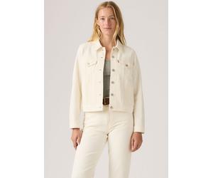 Jeansjacke LEVI'S "ORIGINAL TRUCKER", Damen, Gr. XS (34), beige (snowing in la), Web, Obermaterial: 100% Baumwolle, figurbetont kurz, 1-Knopf-Manschette mit Schlitz, Jacken Jeansjacke, FRESH COLLECTIO