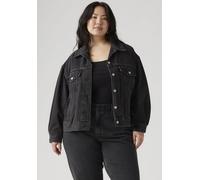 Jeansjacke LEVI'S PLUS "TRUCKER", Damen, Gr. XXXL (54/56), road less traveled, Denim/Jeans, Obermaterial: 100% Baumwolle, relaxed fit, Jacken Jeansjacke, in leichter Used-Waschung (91447912-XXXL) road