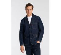 Jeansjacke LEVI'S "PRESIDIO BLAZER", Herren, Gr. L, blau (vintage bags t), Denim/Jeans, Obermaterial: 100% Baumwolle, normal Po-bedeckend, Jacken Jeansjacke, im Blazer-Style (25252158-L) vintage bags 