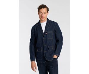 Jeansjacke LEVI'S "PRESIDIO BLAZER", Herren, Gr. L, blau (vintage bags t), Denim/Jeans, Obermaterial: 100% Baumwolle, normal Po-bedeckend, Jacken Jeansjacke, im Blazer-Style (25252158-L) vintage bags