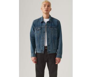 Jeansjacke LEVI'S "VINTAGE FIT TRUCKER JKT", Herren, Gr. M, on the ropes, Denim/Jeans, Obermaterial: 100% Baumwolle, unifarben, hüftlang, Rundhals, 1-Knopf-Manschette, Jacken Jeansjacke, mit Knopfleis