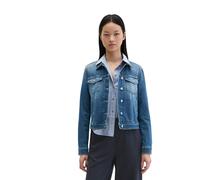 Jeansjacke MARC O'POLO "aus Cashmere Touch Denim", Damen, Gr. M, dunkelblau, Obermaterial: 92% Baumwolle, 6% Elastomultiester, 2% Elasthan, unifarben, regular fit, Manschette, Jacken Jeansjacke (92922