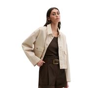 Jeansjacke MARC O'POLO "aus Garment dyed Baumwolle", Damen, Gr. S, grau silk, Obermaterial: 98% Baumwolle, 2% Elasthan, unifarben, relaxed fit, normaler Saum, Jacken Jeansjacke (22489604-S) grau silk