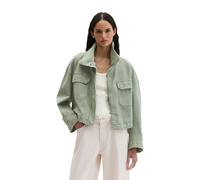 Jeansjacke MARC O'POLO "aus Garment dyed Baumwolle", Damen, Gr. XXL, fresh sage, Obermaterial: 98% Baumwolle, 2% Elasthan, loose fit, Jacken Jeansjacke (58879819-XXL) fresh sage