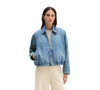 Jeansjacke MARC O'POLO "aus reinem Organic Cotton", Damen, Gr. XXL, blau (light blau), Obermaterial: 100% Baumwolle, unifarben, relaxed fit, Bündchen, Jacken Jeansjacke (76632744-XXL) light blau