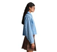 Jeansjacke MARC O'POLO DENIM "aus reiner Bio-Baumwolle", Damen, Gr. XXL, medium blau, Obermaterial: 100% Baumwolle, unifarben, relaxed fit, normaler Saum, Jacken Jeansjacke (93747404-XXL) medium blau