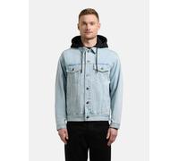 Jeansjacke mit abnehmbarer Sweat-Kapuze "Jokin" Light Blue XL