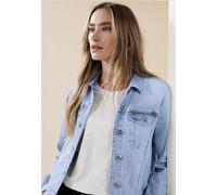 Jeansjacke STREET ONE, Damen, Gr. 44, light blau washed, Jacken Jeansjacke, in Denim-Optik (86797164-44) light blau washed