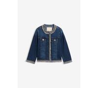Jeansjacke mit Fransen 52
