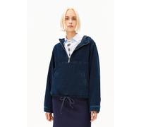 JEANSJACKE MIT KAPUZE | Bio-Baumwoll Mix - blau (S)