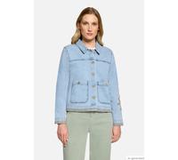 Jackenblazer CARTOON "Damen mit Stickerei", Damen, Gr. 38, light blau denim, Obermaterial: 100% Baumwolle, gerade normal, Blazer (84715925-38) light blau denim