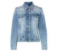 Jeansjacke mit Strass-Applikation 50