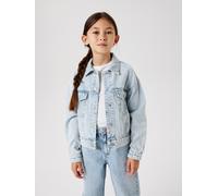 Name It Jeansjacke Mila 8510 Mädchen Regular Fit Hellblau (Bleached Denim) Gr. 158 / 13 Jahre