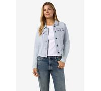 Jeansjacke NOISY MAY "NMDEBRA L/S DENIM JACKET LB NOOS", Damen, Gr. S, light blau denim, Web, Obermaterial: 75% Baumwolle, 24% Polyester, 1% Elasthan, unifarben, regular fit normal, Jacken Jeansjacke