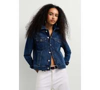 Jeansjacke PEPE JEANS "denim jacket CRESCENT TRUCKER JACKET", Damen, Gr. XS, blau (schwarz washed), 100% Baumwolle, Jacken Jeansjacke (29395653-XS) schwarz washed