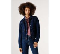 Jeansjacke PEPE JEANS "denim jacket SUNNY DNM", Damen, Gr. S, blau (11.5oz blau rigid denim), 100% Baumwolle, Jacken Jeansjacke (97622361-S) 11.5oz blau rigid denim