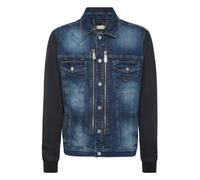Jeansjacke PHILIPP PLEIN "College", Damen, Gr. XXL, 09gd, deepocean, Obermaterial: 98% Baumwolle, 2% Elasthan; Futter: 65% Polyester, 35% Baumwolle, Jacken Jeansjacke (62460346-XXL) 09gd, deepocean