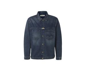 Jeansjacke REPLAY "Replay Jäckchen", Herren, Gr. M, blau (medium blau), 100% Baumwolle, unifarben, normal, amerikanischer Ausschnitt, Jacken Jeansjacke (17833060-M) medium blau