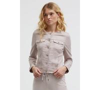 SOCCX Damen Jeansjacke JE:SSY Sunny Beige, L