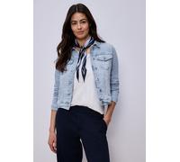 Jeansjacke STREET ONE, Damen, Gr. 40, light blau washed, Jacken Jeansjacke, in Denim-Optik (86797164-40) light blau washed
