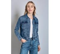 STREET ONE Damen A212250 Jacke im Jeans-Look, Soft medium Washed, 44