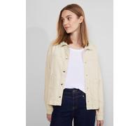 Jeansjacke STREET ONE Gr. 44, weiß (ecru washed) Damen Jacken Jeansjacken im soften Baumwoll-Mix (36705414-44)