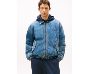 Jeansjacke TOMMY JEANS "ESSENTIAL PADDED", Herren, Gr. M, denim medium, Denim/Jeans, Obermaterial: 100% Baumwolle, elastischer Bund, Jacken Jeansjacke (14342360-M) denim medium