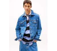 Jeansjacke TOMMY JEANS "RYAN TRUCKER", Herren, Gr. S, denim medium, Denim/Jeans, Obermaterial: 99% Baumwolle, 1% Elasthan, regular fit normal, Manschette, Jacken Jeansjacke, regular fit (79783549-S) d