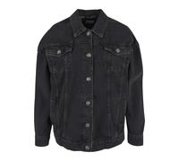 Urban Classics Damen Jacke Ladies Oversized 90`s Denim Jacket, Denim Jacke für Frauen, im Retro-Style, black washed, 5XL