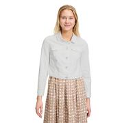 Jeansjacke VERA MONT "Damen mit Waschung", Damen, Gr. 42, weiß, Denim/Jeans, Obermaterial: 98% Baumwolle, 2% Elasthan, schmal, Jacken Jeansjacke (32457243-42) weiß