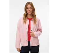 Vero Moda Jeansjacke VMJAMIE LS DENIM SHACKET MIX NOOS Damen Gr. M, parfait pink, washed