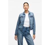 Vila Show New Denim Jacket Blau XL Frau (Herstellerartikelnummer: 14088911-LightBlueDenim-XL)