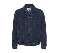 Jeansjacke WRANGLER "Authentic", Herren, Gr. XXL, blau (coalblau stone), Denim/Jeans, Obermaterial: 100% Baumwolle, normal, Jacken Jeansjacke, mit seitlichen Eingrifftachen (19684605-XXL)
