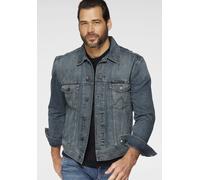 Jeansjacke WRANGLER "WESTERN DENIM JACKET", Herren, Gr. 3XL, grau (mid, stone), Denim/Jeans, Obermaterial: 100% Baumwolle, normal, Jacken Jeansjacke (24866423-XXXL) mid, stone