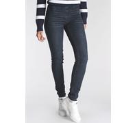 Jeansjeggings ARIZONA "mit leichtem Thermo Effekt", Damen, Gr. 38, N-Gr, blau (dunkelblau us), Denim/Jeans, Obermaterial: 72% Baumwolle, 26% Polyester, 2% Elasthan, Basic, skinny fit lang, Jeans, extr