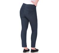 Jeansjeggings KJBRAND "JENNY", Damen, Gr. 52, N-Gr, blau (denim stone), Denim/Jeans, Obermaterial: 78% Baumwolle, 18% Polyester, 4% Elasthan, unifarben, skinny fit lang, Jeans, angenehm weiche Quer-St