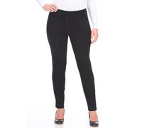 Jeansjeggings KJBRAND "JENNY", Damen, Gr. 52, N-Gr, schwarz, Denim/Jeans, Obermaterial: 78% Baumwolle, 18% Polyester, 4% Elasthan, unifarben, skinny fit lang, Jeans, angenehm weiche Quer-Stretch Quali