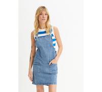 Jeanskleid BONPRIX, Damen, Gr. 38, N-Gr, blau denim washed, Obermaterial: 100% Baumwolle, A-Linie, Kleider, A-Linien-Passform, aus Baumwolle, mit zwei aufgesetzten Taschen (74506132-38) blau denim was