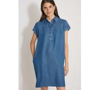 Cecil - Hemdblusenkleid Denim-Optik blau - Gr. - L