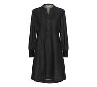 Jeanskleid CULTURE "Denimkleid CUhilka", Damen, Gr. XS, N-Gr, schwarz (schwarz wash), Obermaterial: 90% Baumwolle CO. 10% Lyocell CLY., Kleider (33022213-XS) schwarz wash