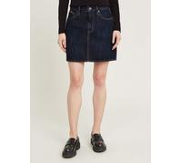 Jeanskleid G-STAR "Viktoria Short Rock Clean Edge", Damen, Gr. 30, Normalgrößen, worn in midnight, Obermaterial: 100% Baumwolle, Kleider (69563808-30) worn in midnight