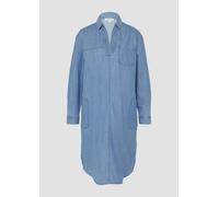Jeanskleid im Relaxed Fit mit Kragen und aufgesetzten Taschen 36 blau 2161036.57Y6.36